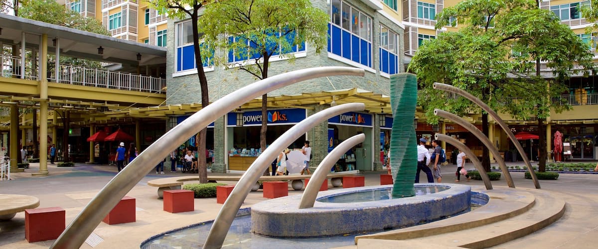 Bonifacio Globe City Fort som omfatter udendørs kunst