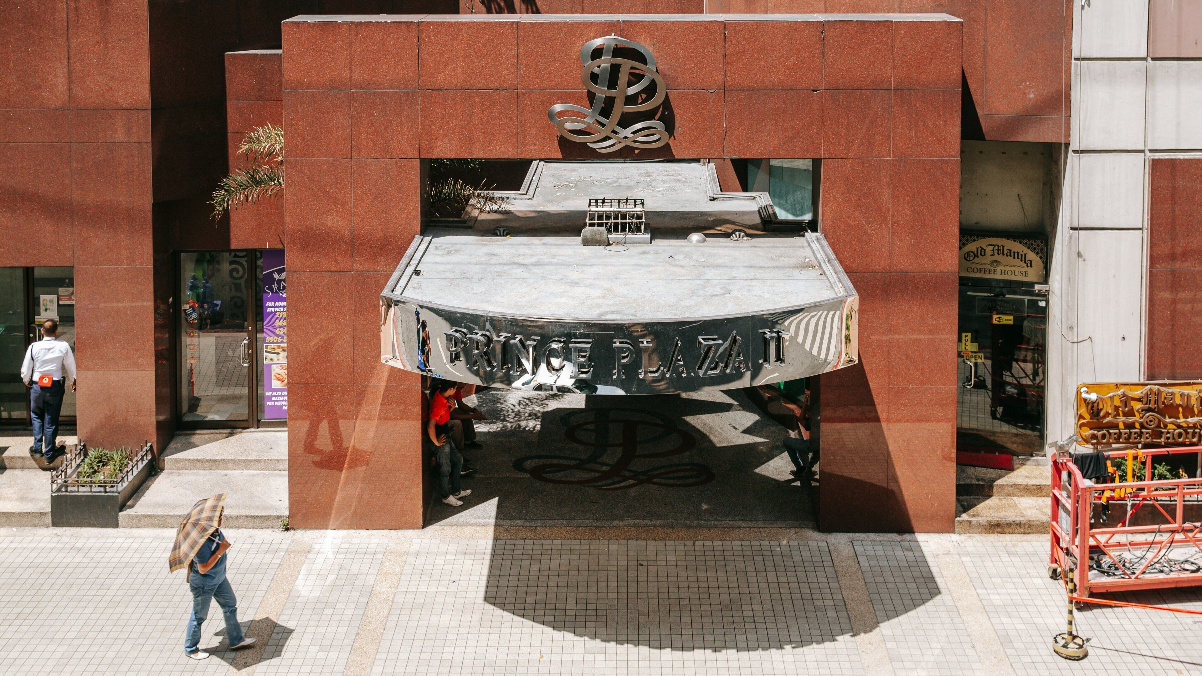 Makati Central Business District showing signage