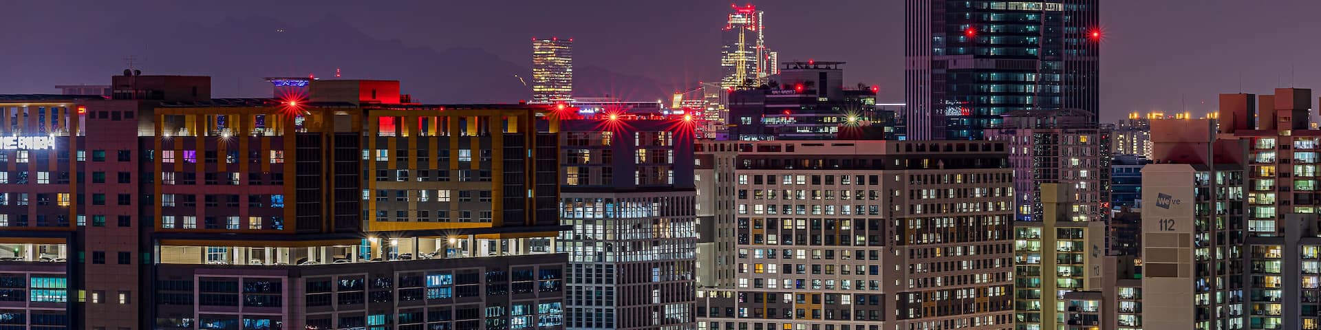 Seoul, South Korea, Guro-gu Skyline