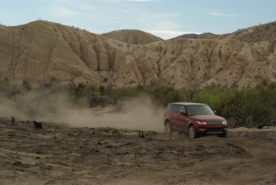 Off roading was amazing through the desert. 