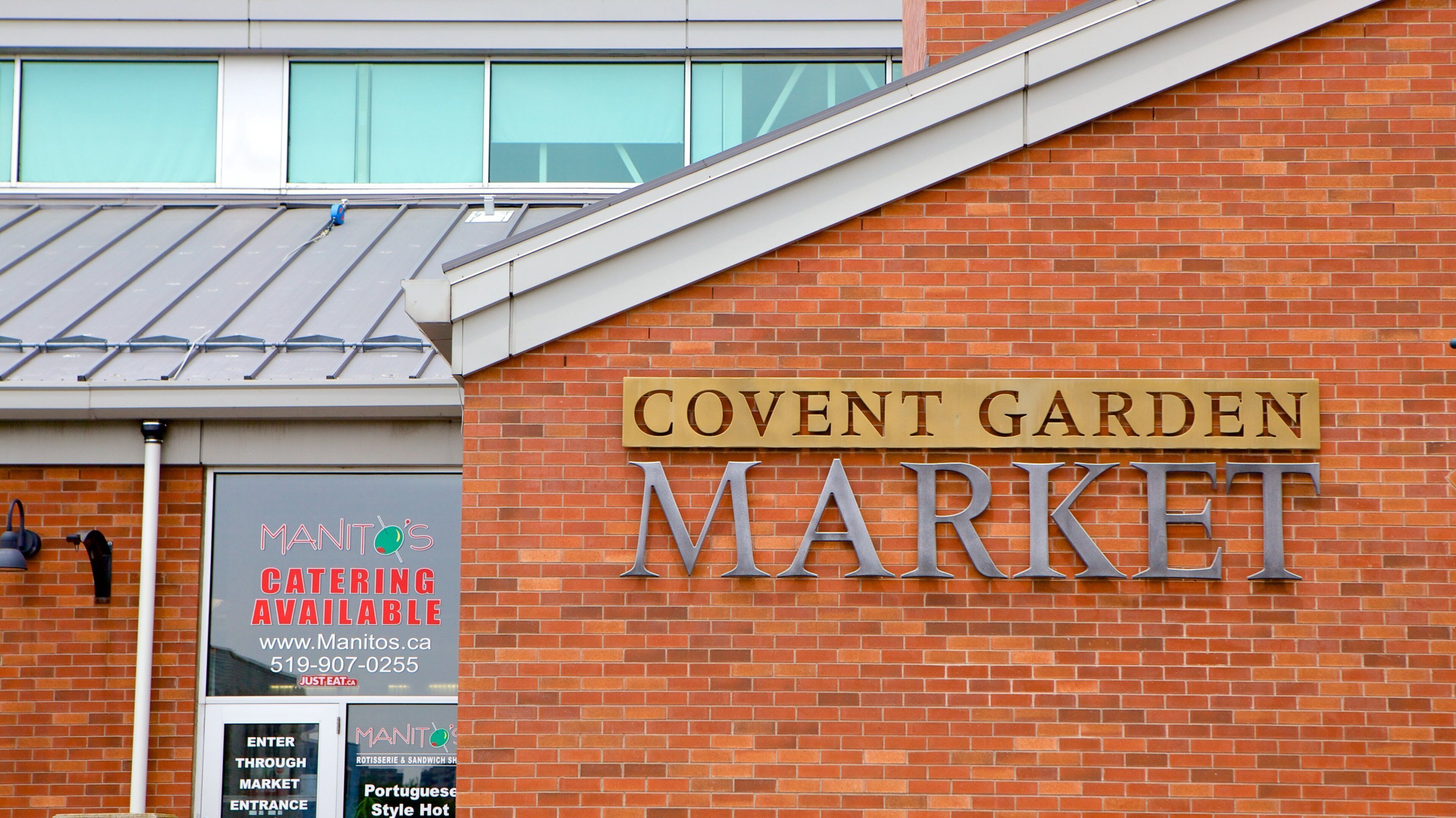 Covent Garden Market showing signage