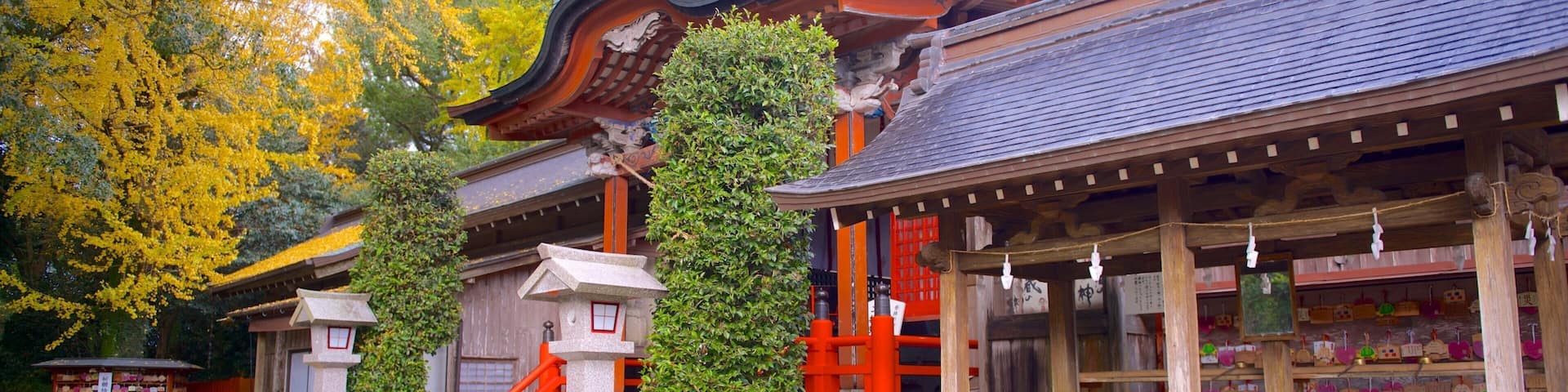 Nitta Shrine which includes a temple or place of worship