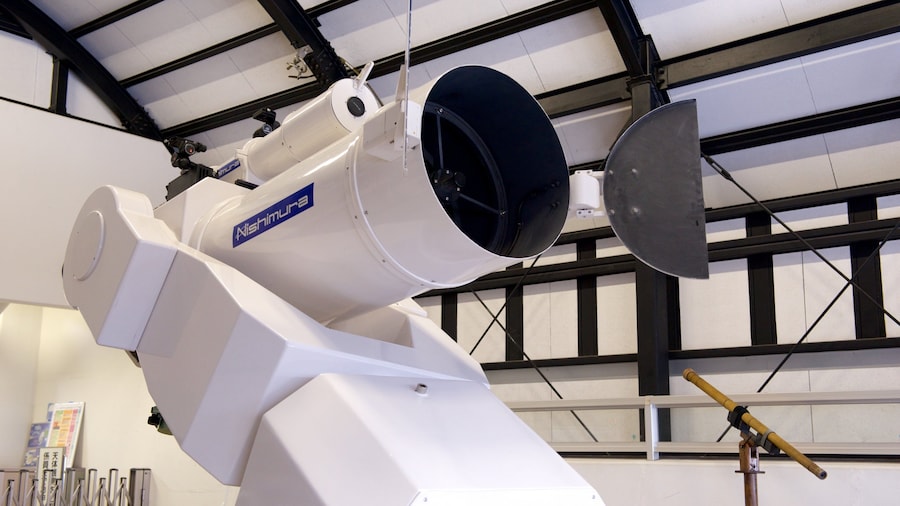 Sendai Space Hall which includes an observatory and interior views