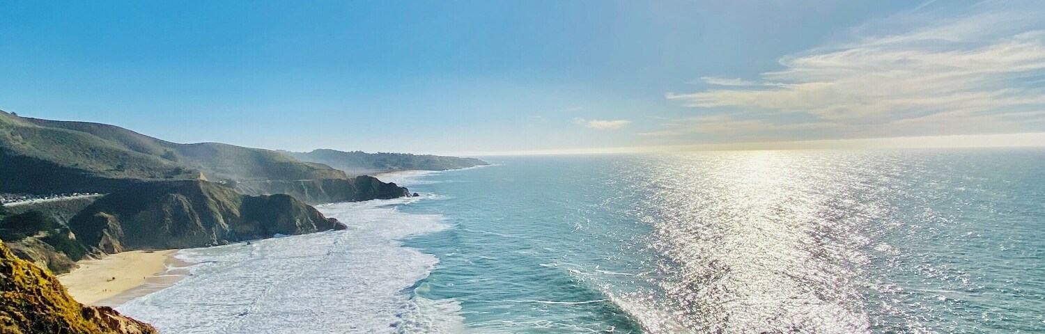 Gray whale cove beach In San Francisco CA