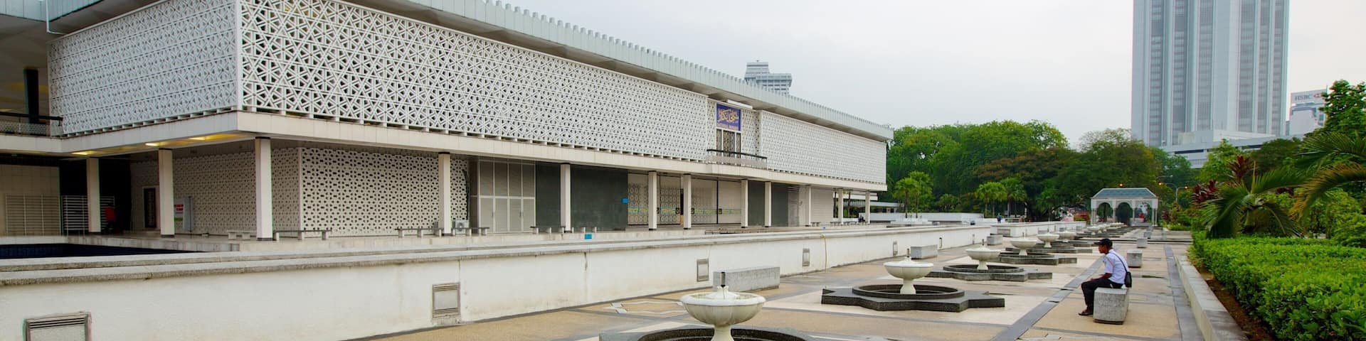 Peninsular Malaysia showing a fountain