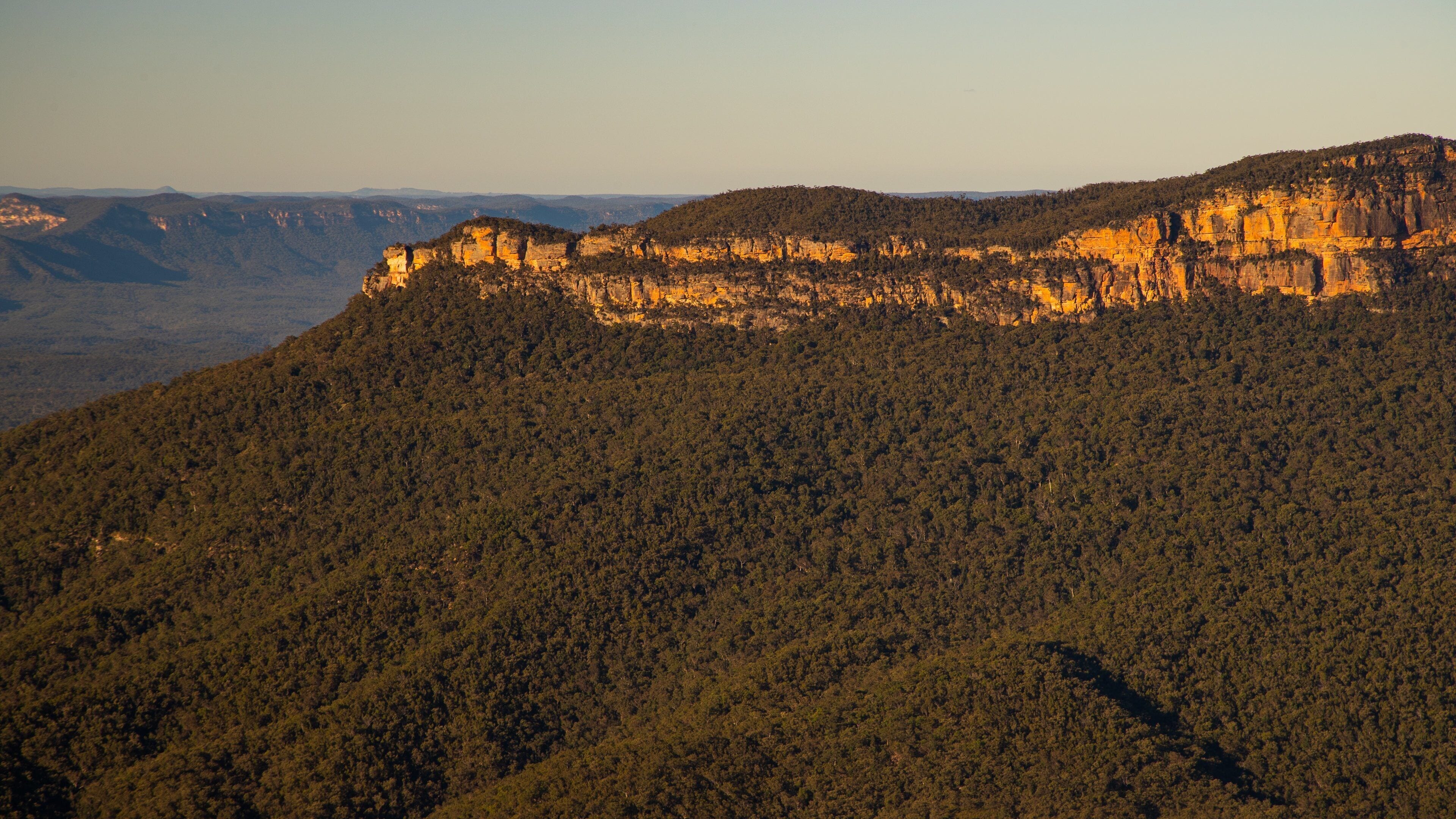 Sublime Point Lookout which includes a gorge or canyon and landscape views
