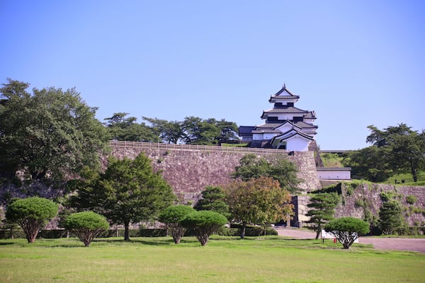 白河市 史跡 小峰城址 三重櫓(城山公園)