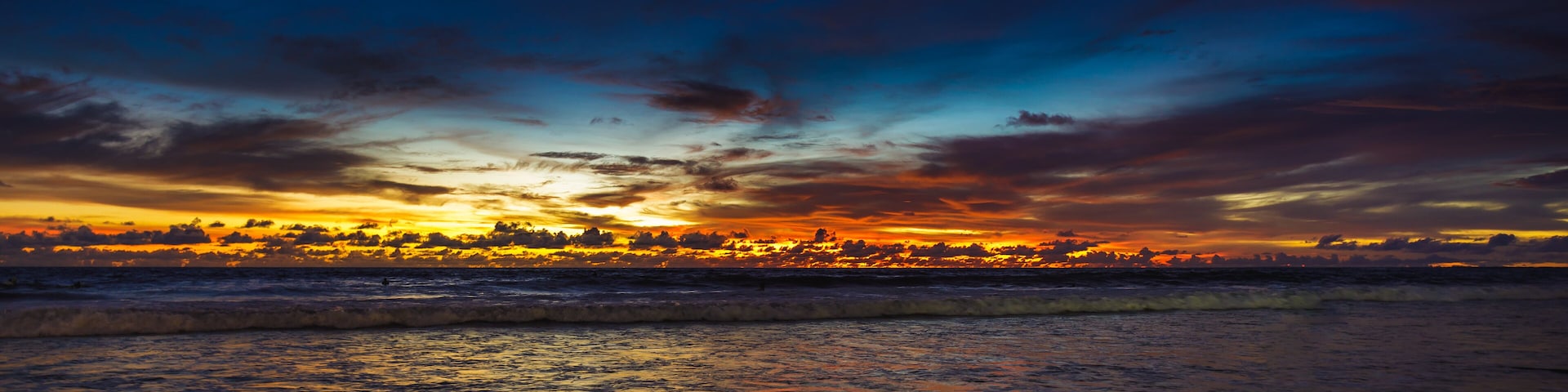 Berawa, Canggu, Bali sunset.
