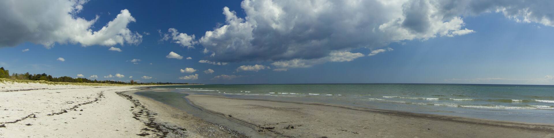 Marielyst beach in Denmark