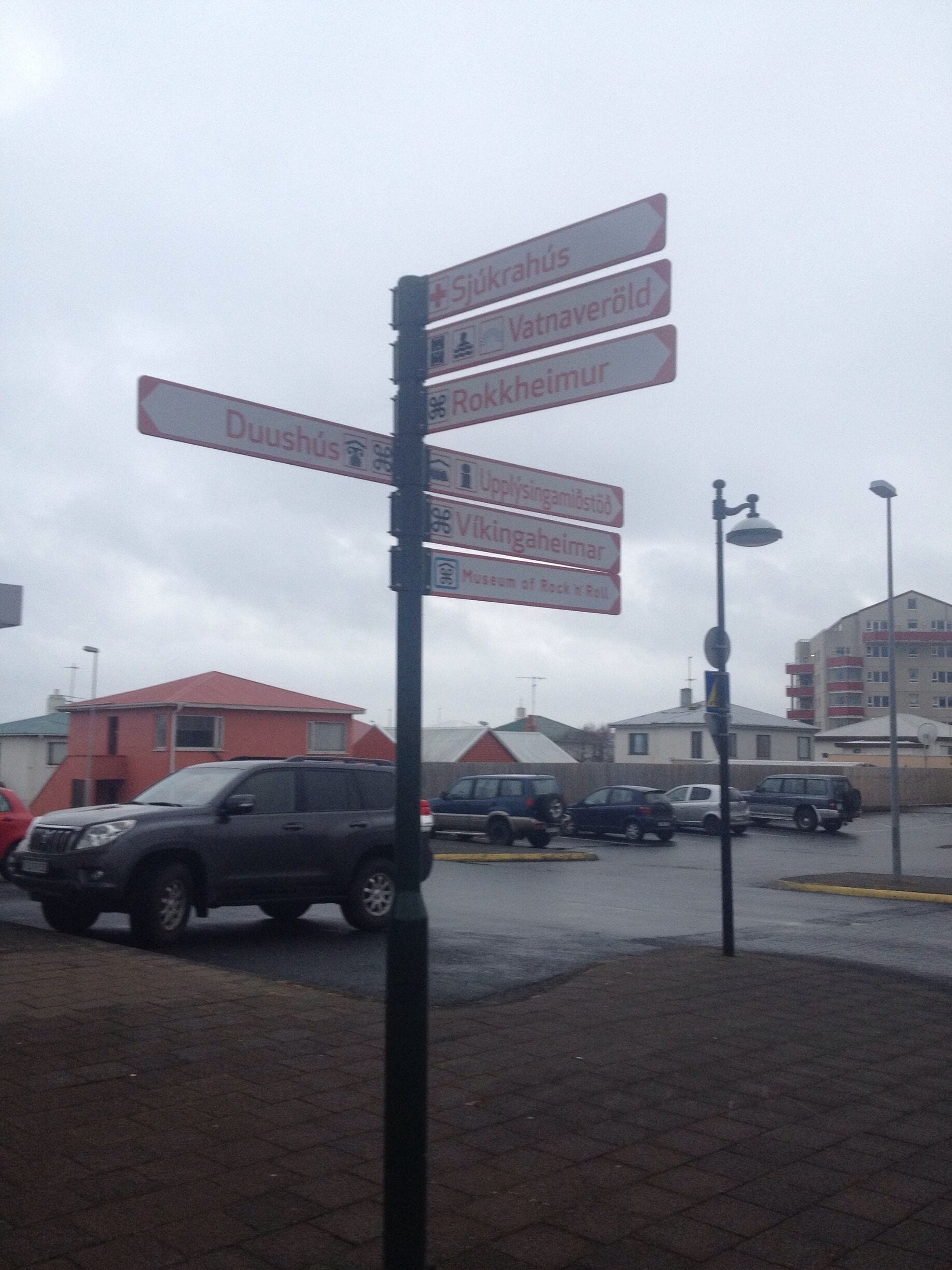 If you can't find your way in Iceland, just follow the street signs