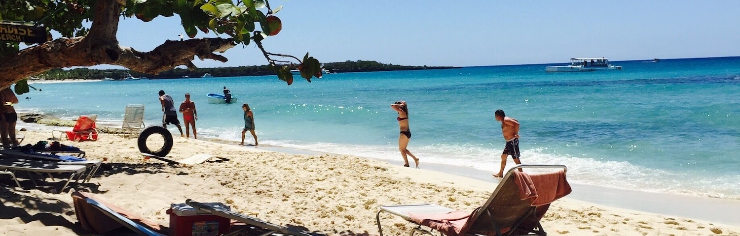 Secluded Island, off of the coast of the Dominican Republic.
