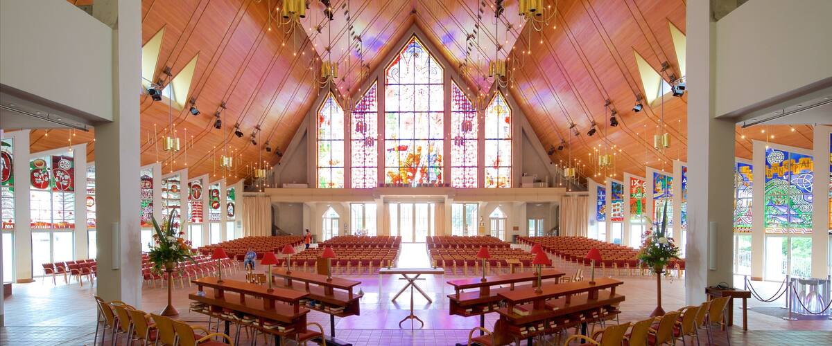 Holy Trinity Cathedral showing a church or cathedral and interior views