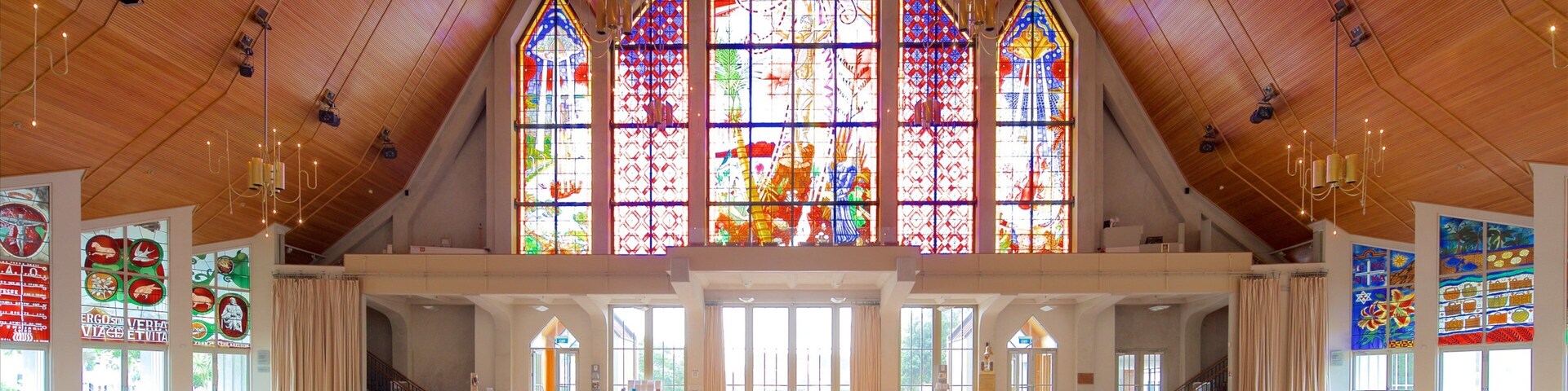 Holy Trinity Cathedral featuring a church or cathedral and interior views