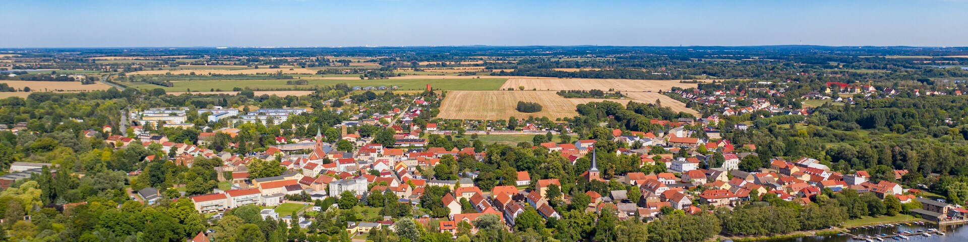 Das Dorf Ketzin an der Havel im Havelland