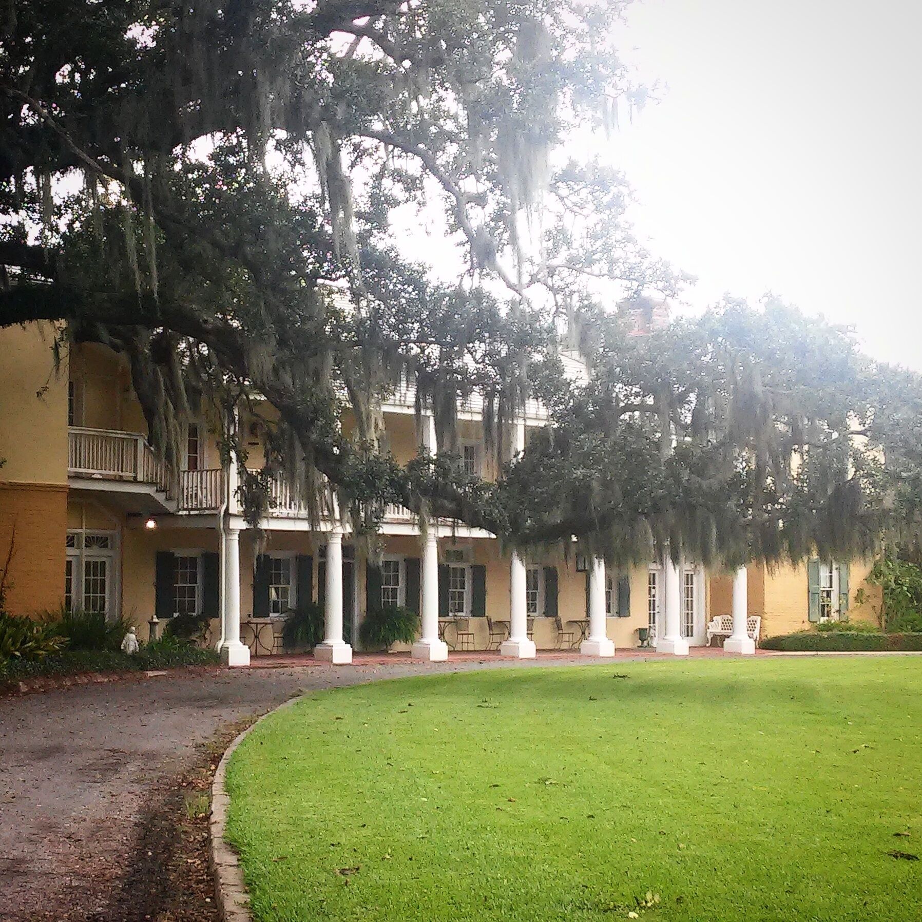 A beautiful plantation to go and see along River Road in Destrehan , La . part of the "Mile of History " .