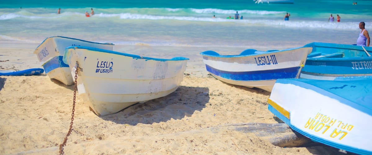 Macao Beach which includes a beach