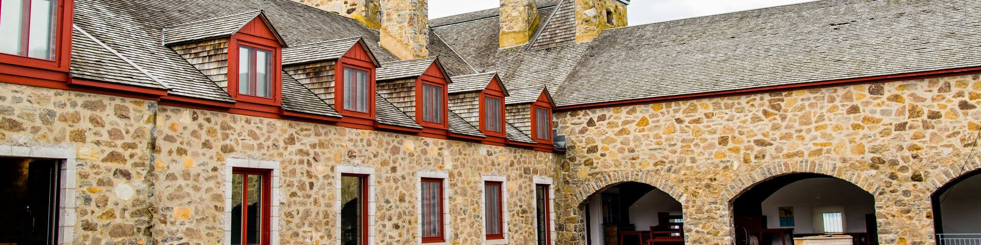 Chambly, Canada - May 19 2019: The Chambly fortress in Canada