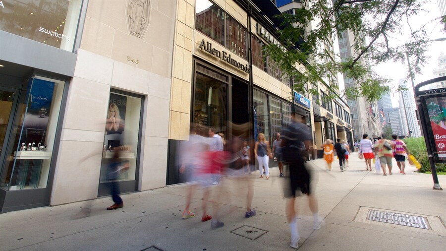 The Shops at North Bridge mostrando escenas urbanas y también un pequeño grupo de personas