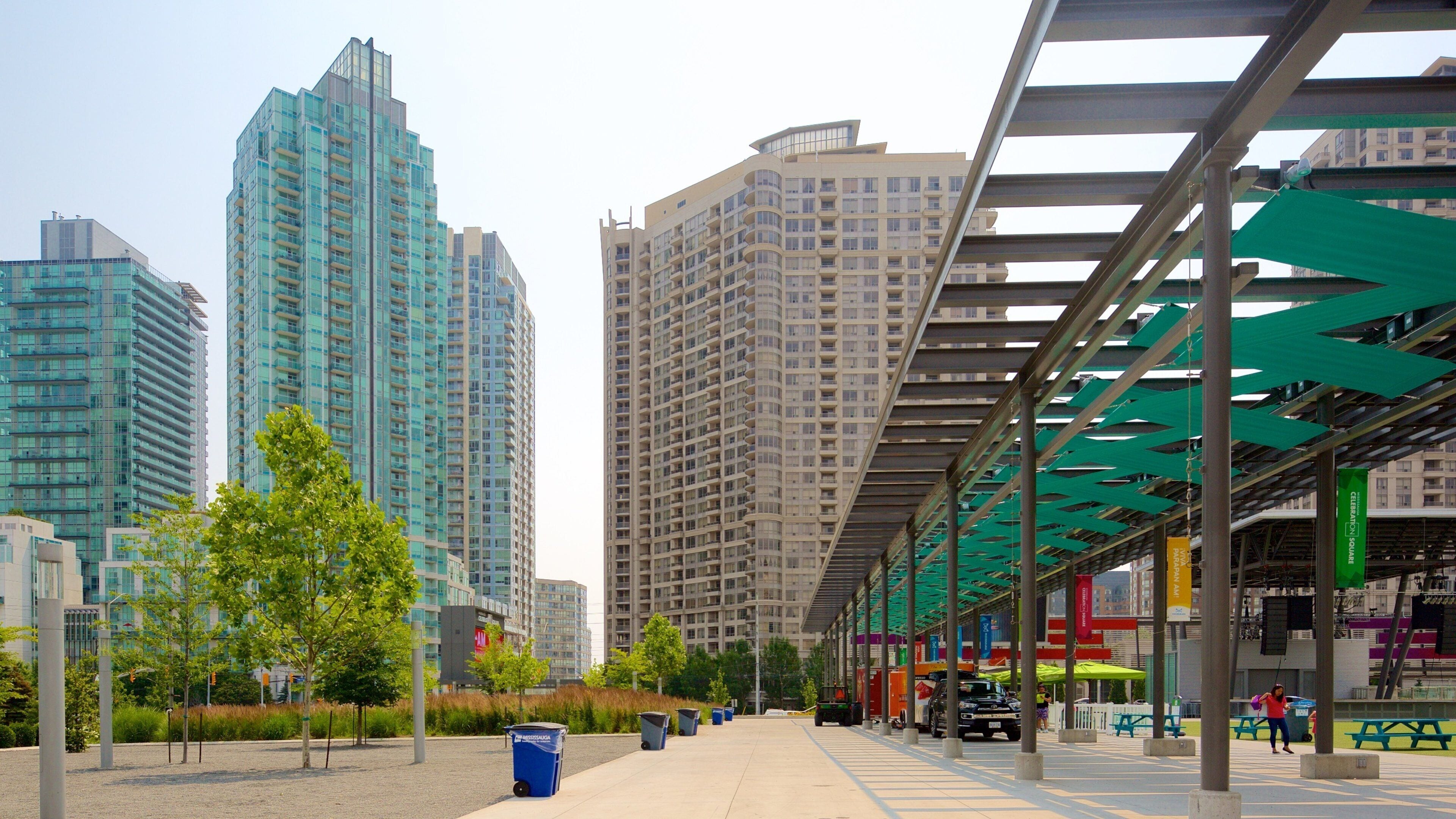 Mississauga Civic Centre featuring a city and street scenes