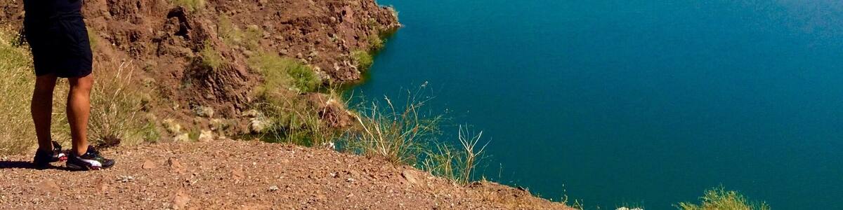 Left view of the overlook in Parker, AZ