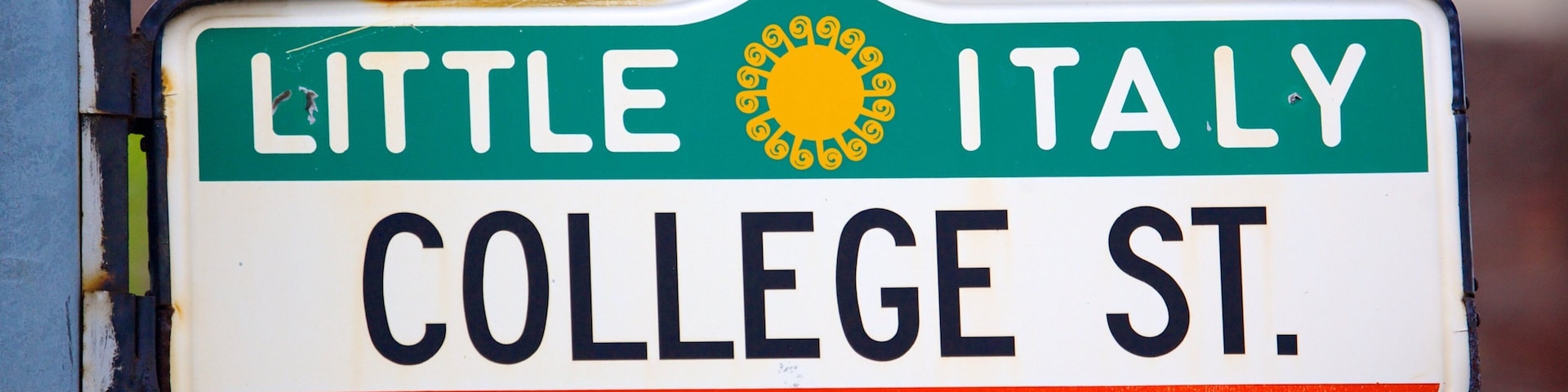 Little Italy das einen Beschilderung