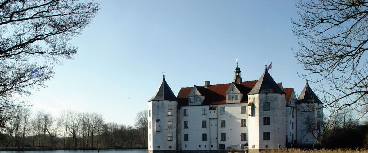 watercastle gluecksburg, northern germany