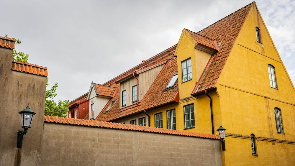 Medeltidsinspirerade omrÄdet Jakriborg i HjÀrup