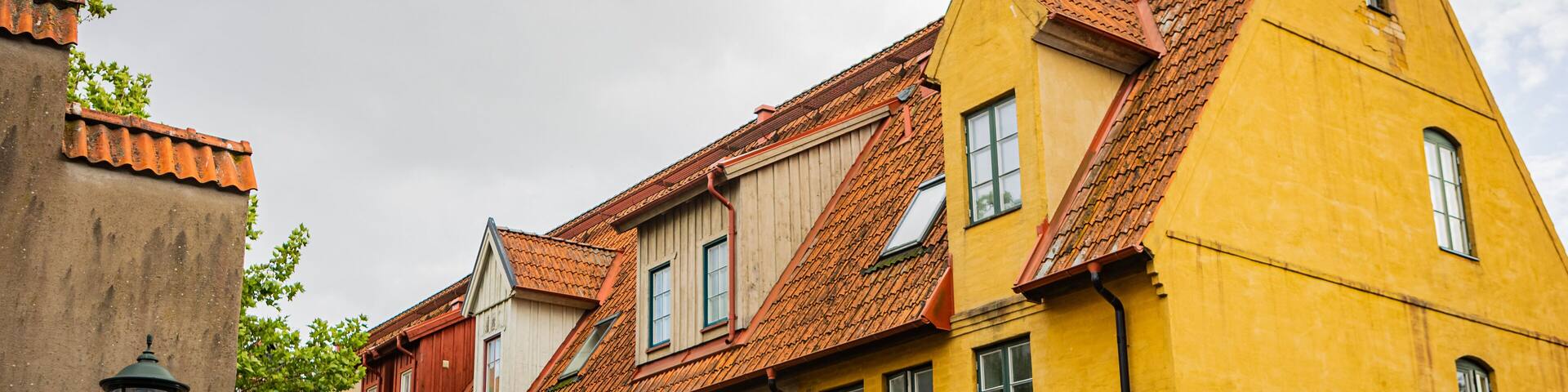 Medeltidsinspirerade området Jakriborg i Hjärup