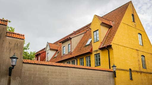 Medeltidsinspirerade området Jakriborg i Hjärup