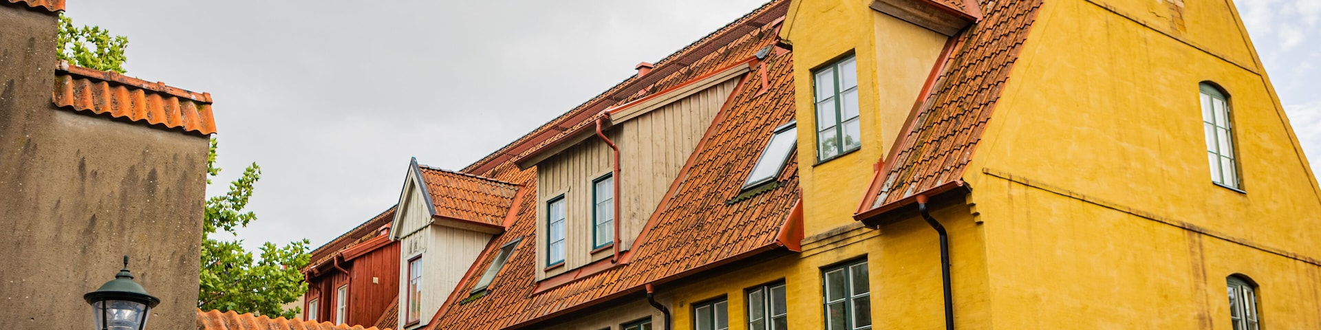Medeltidsinspirerade området Jakriborg i Hjärup