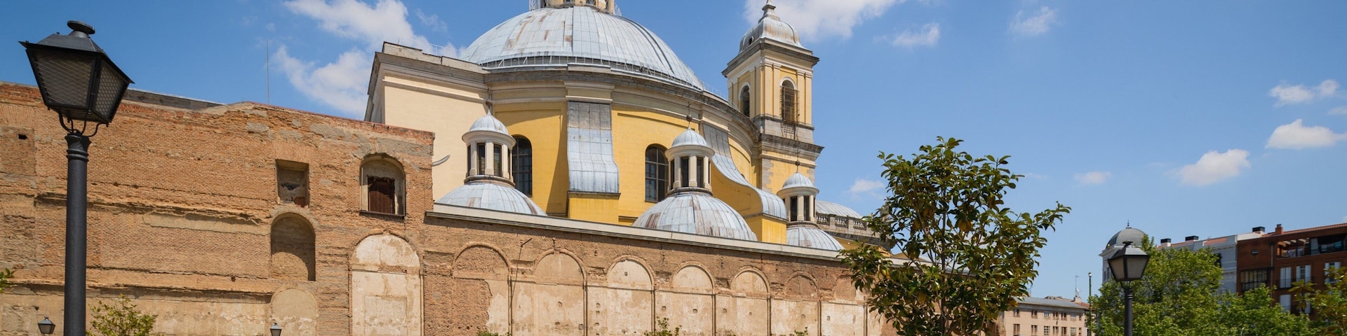 Royal Basilica of San Francisco el Grande featuring heritage architecture, a garden and a church or cathedral