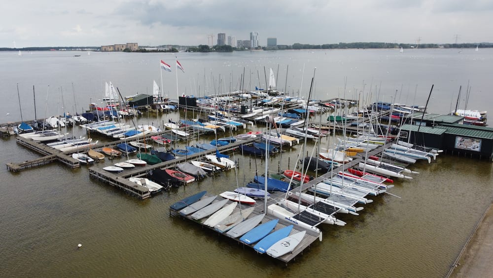 Boat Dock Muiderberg Almere Netherlands