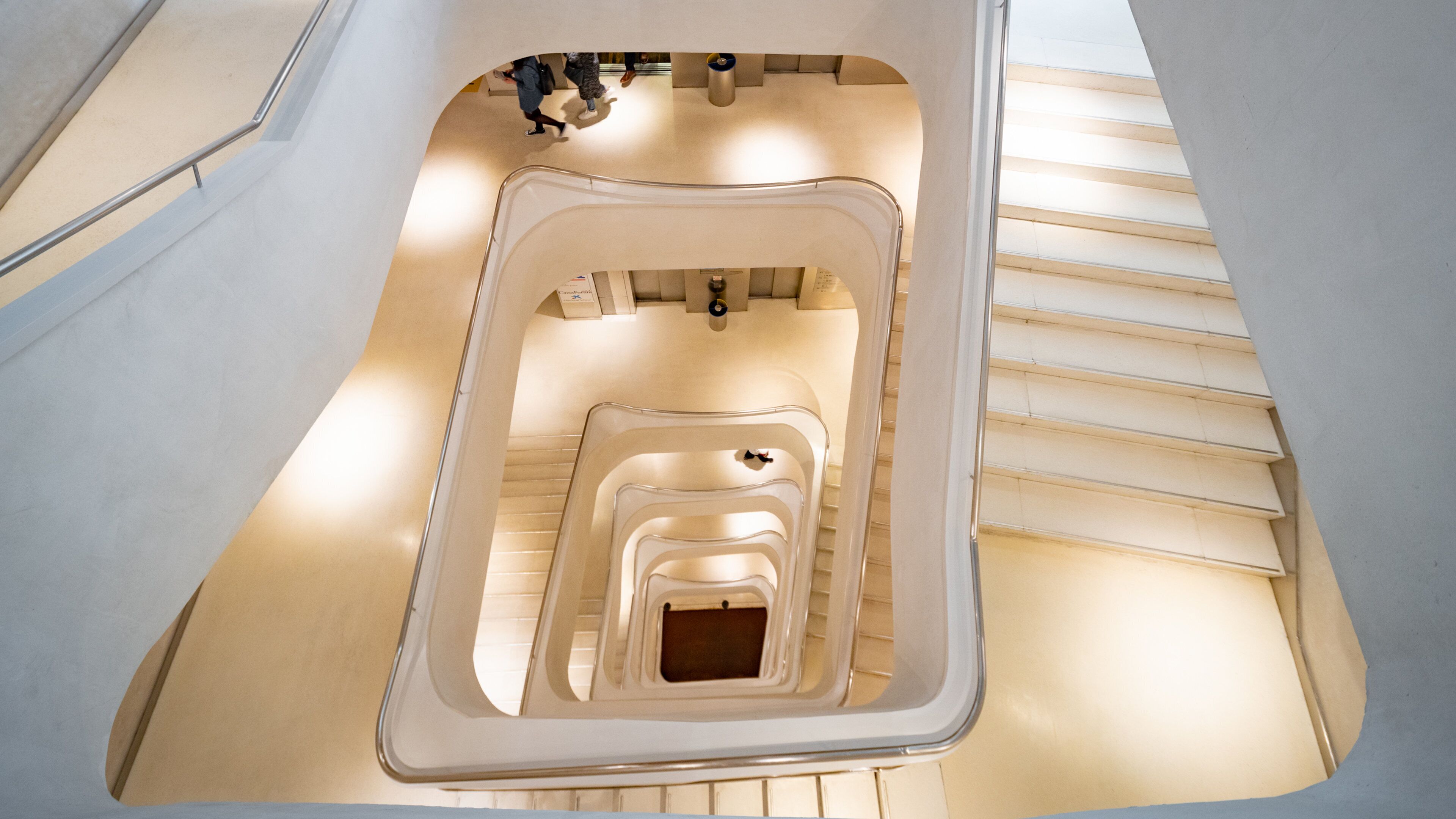 CaixaForum Madrid featuring interior views