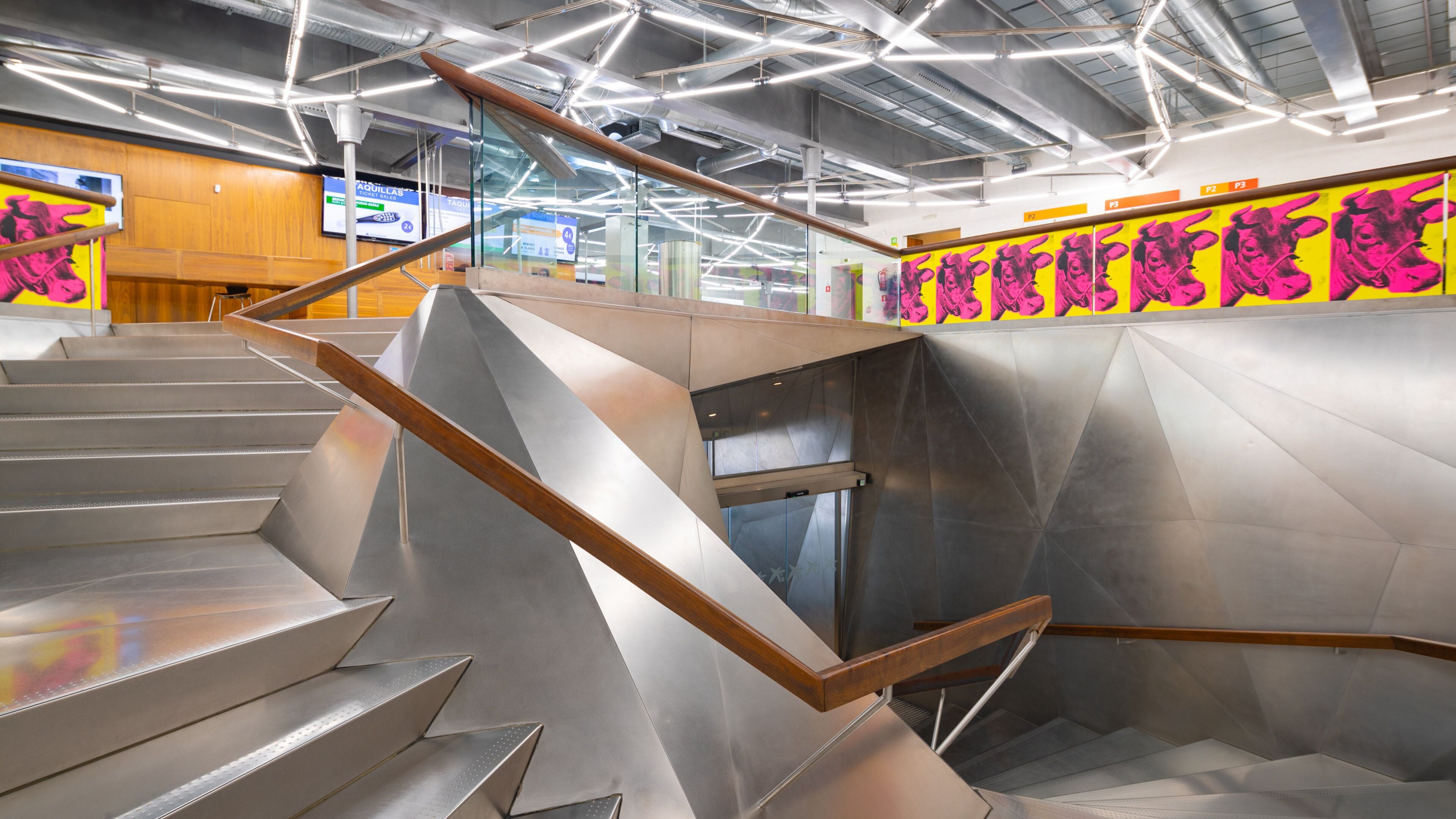 CaixaForum Madrid showing interior views