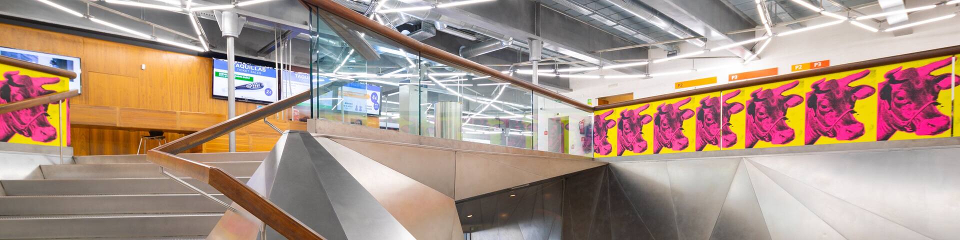 CaixaForum Madrid showing interior views