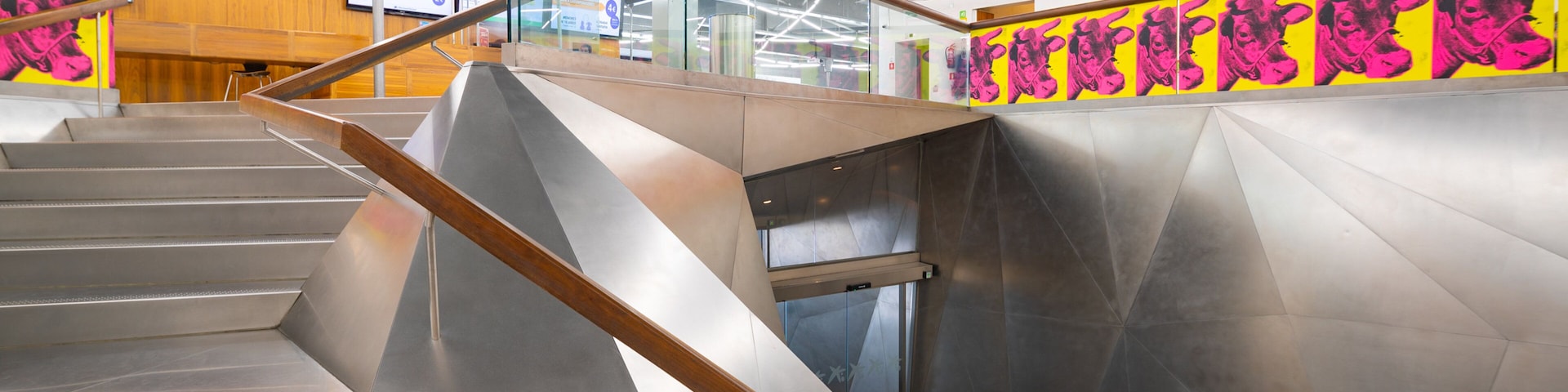 CaixaForum Madrid showing interior views