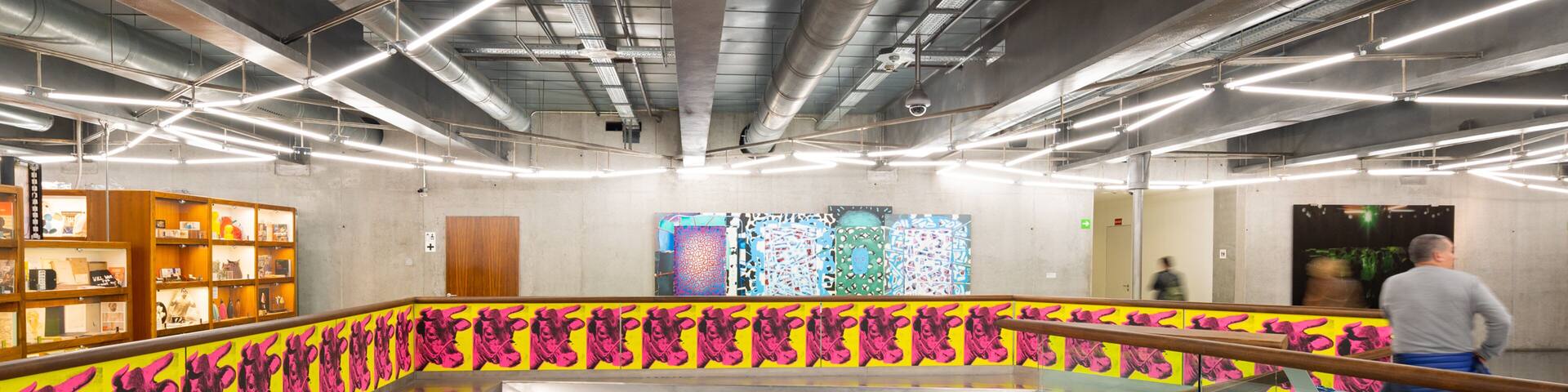 CaixaForum Madrid which includes interior views