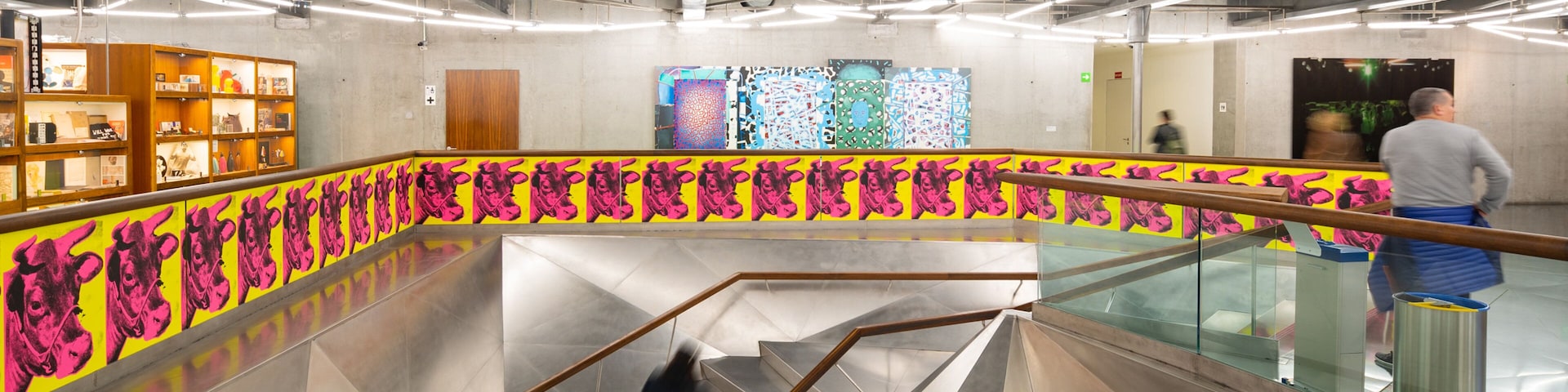 CaixaForum Madrid which includes interior views