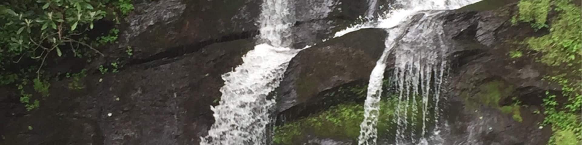 Kayaking on Lake Jocassee one of beautiful waterfalls that can be found only by the water