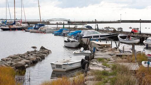 The harbour in Hallevik, Sweden