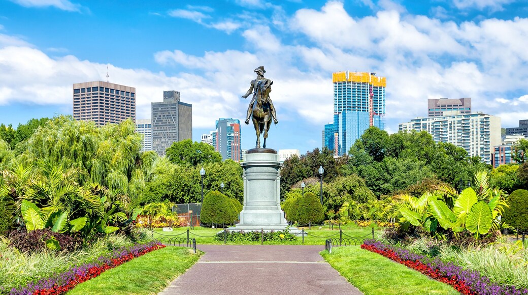 George Washington monument in Public Garden Boston Massachusetts