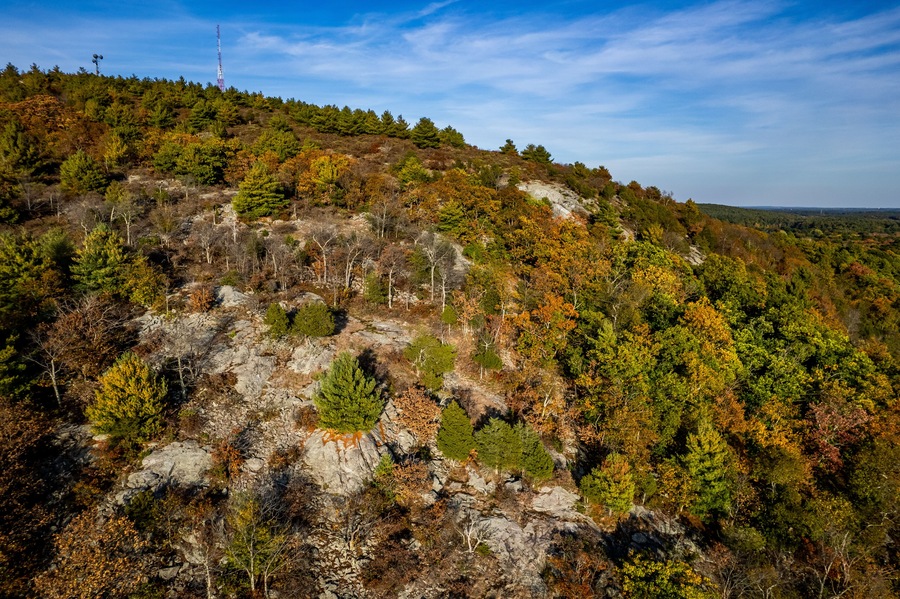 Great Blue Hill in autumn 
-Blue Hills, Massachusetts
