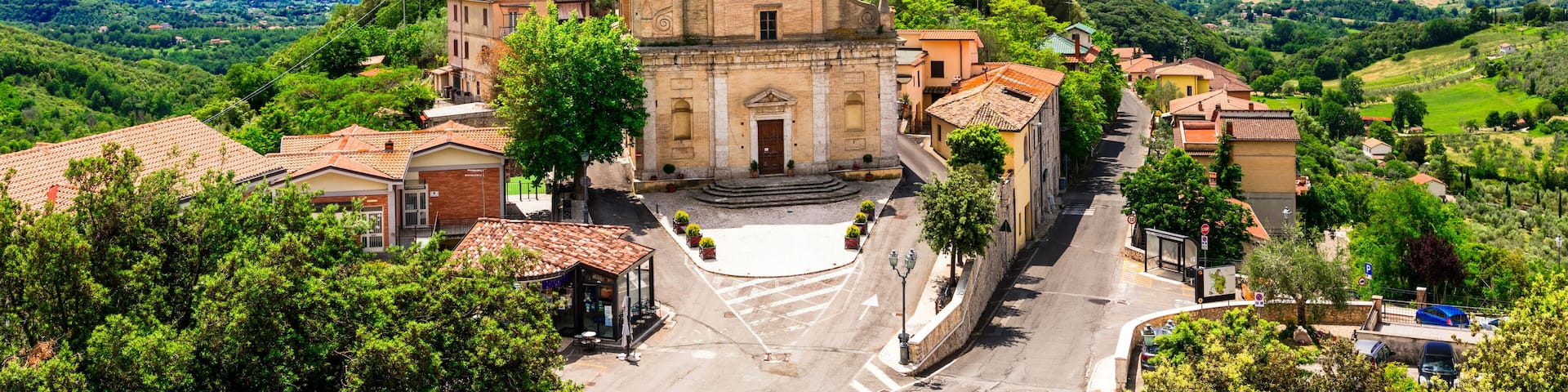 Traditional medieval villages of Italy - scenic borgo Casperia, Rieti province