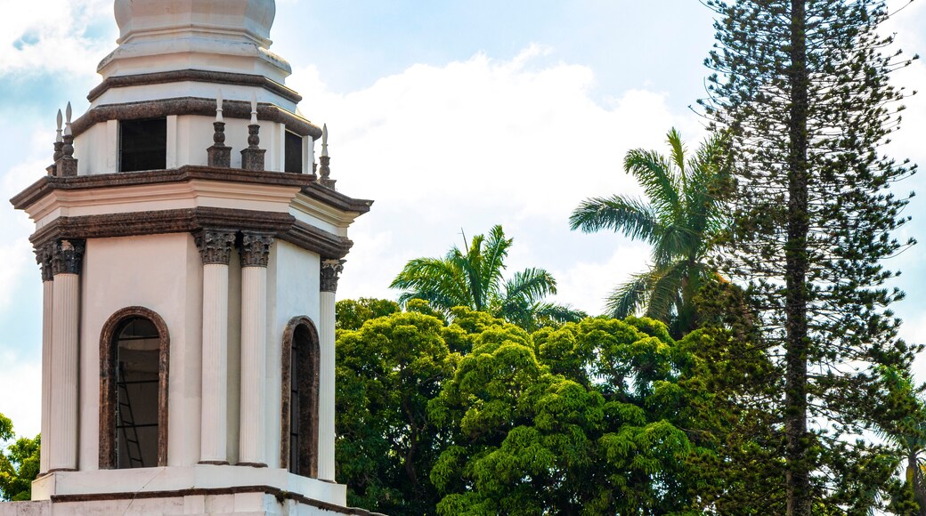 Cathedral of Alajuela church Central Park in Alajuela Costa Rica.