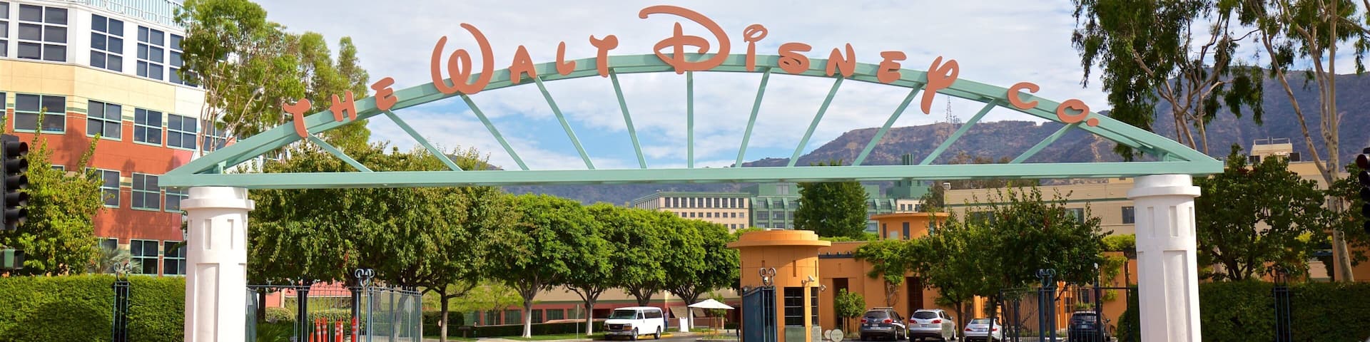 Walt Disney Studios showing signage