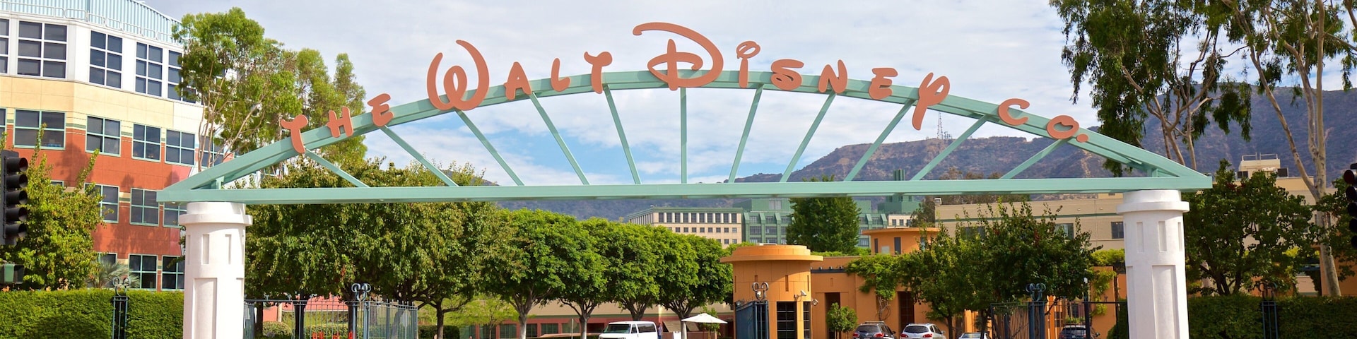 Walt Disney Studios showing signage