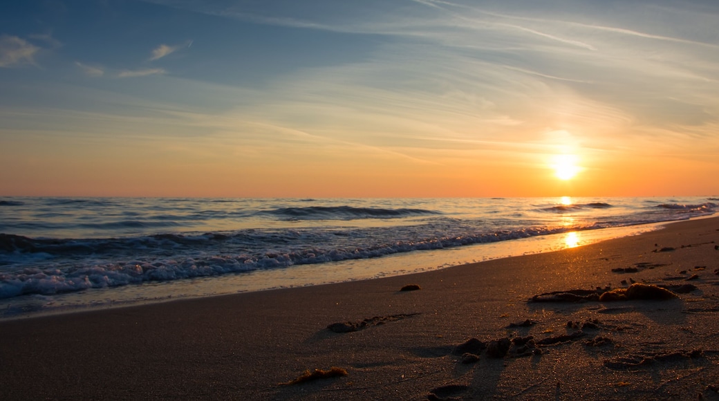 Seascape, waves and horizon