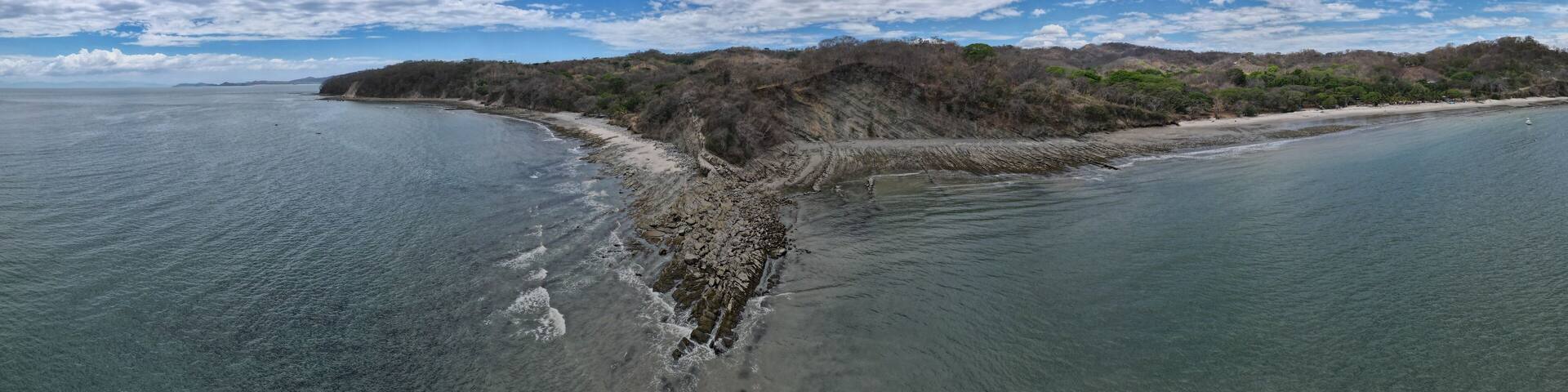 Aerial View of Montezuma and Tango Mar in Puntarenas, Costa Rica