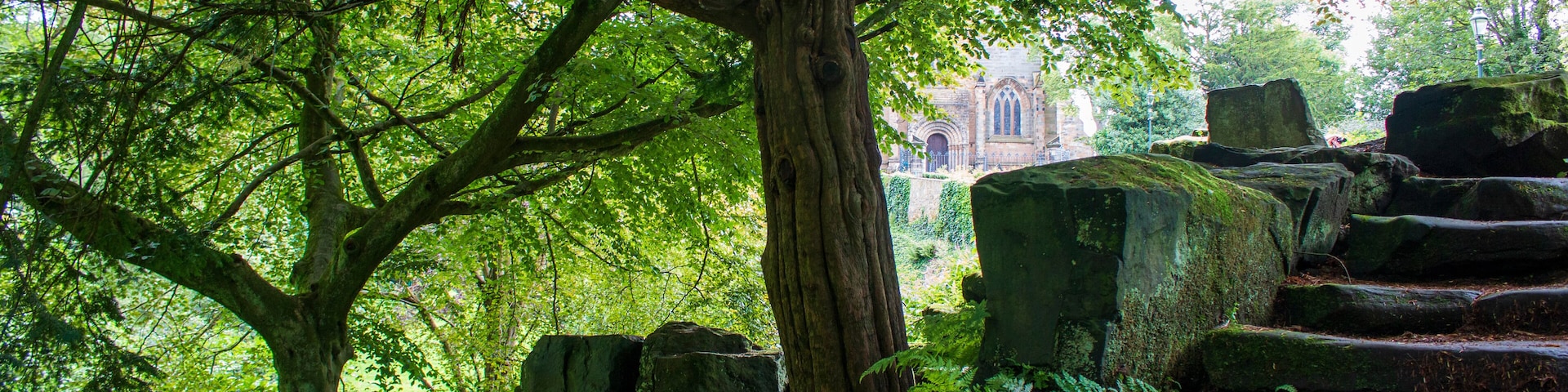 Öffentlicher Pittencrieff Park in Dunfermline Schottland