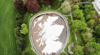 The Great Polish Map of Scotland was constructed by Polish veteran of WWII who had spent time in Scotland during the war. The map was constructed in the 1970s and is made of concrete.